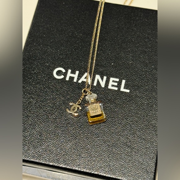 Chanel Perfume Bottle Necklace - Picture 7 of 7